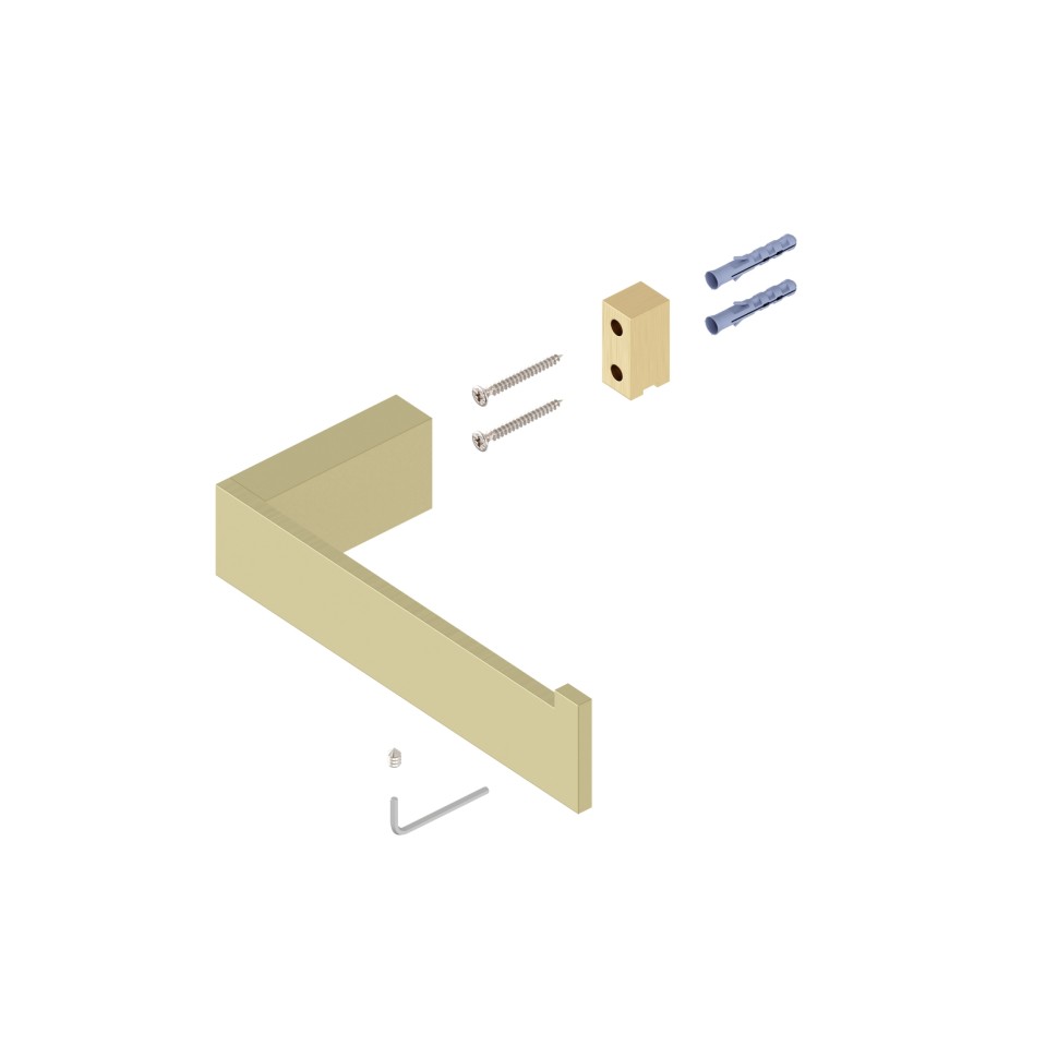 Бумагодержатель Timo Petruma 15241/17 золото матовое