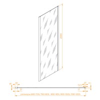 Боковая панель RGW Z-050-3B (Прозрачное, 1200)