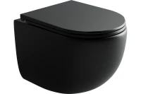 Подвесной унитаз UP безободковый, смыв торнадо CN4007MB