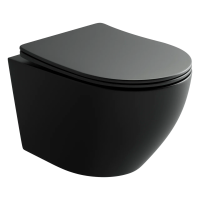 Подвесной унитаз Uno Rimless CN11001MB