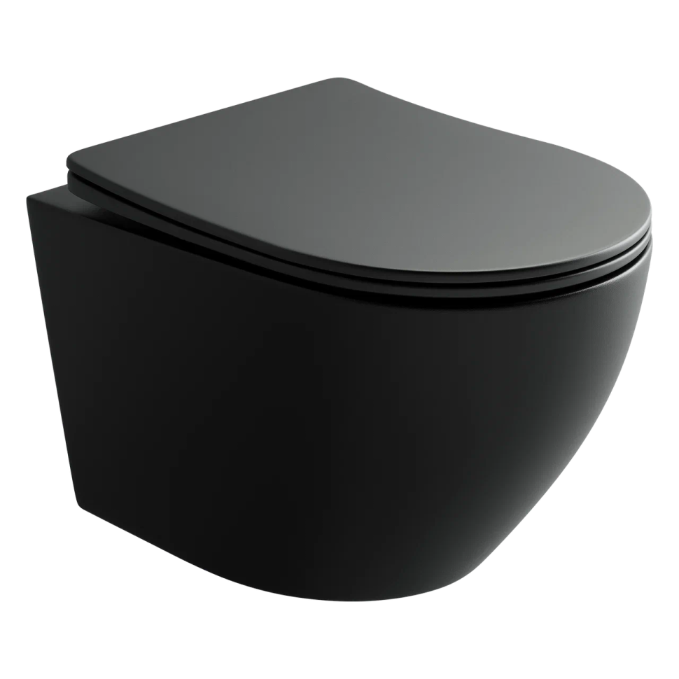 Подвесной унитаз Uno Rimless CN11001MB