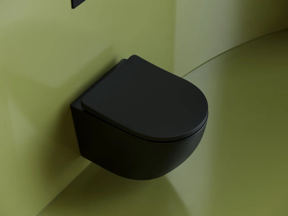 Подвесной унитаз Uno Rimless CN11001MB