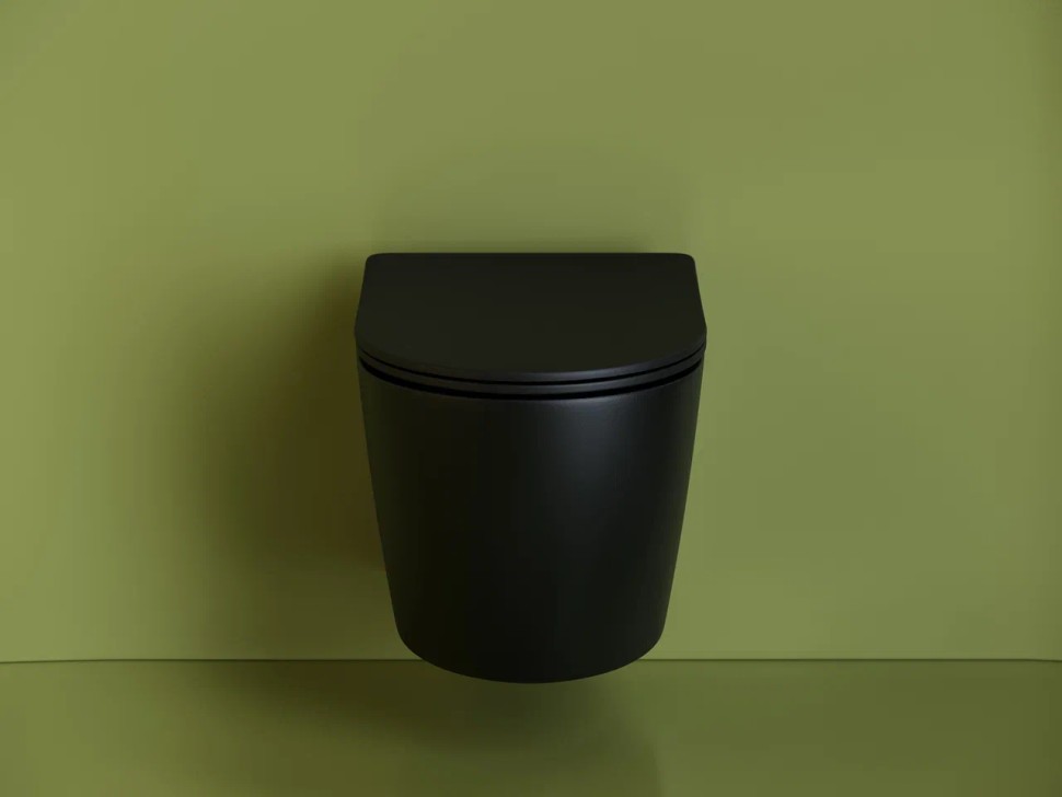 Подвесной унитаз Uno Rimless CN11001MB