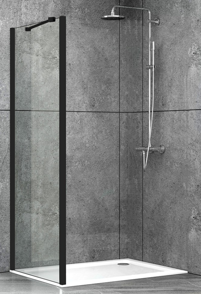 Душевая перегородка ABBER Schwarzer Diamant AG100BS