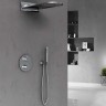Душевой комплект VSFW-104TCH термостатический встраиваемый, двухрежимный, хром