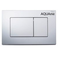 AQM4102CR Панель смыва AQUAme, хром