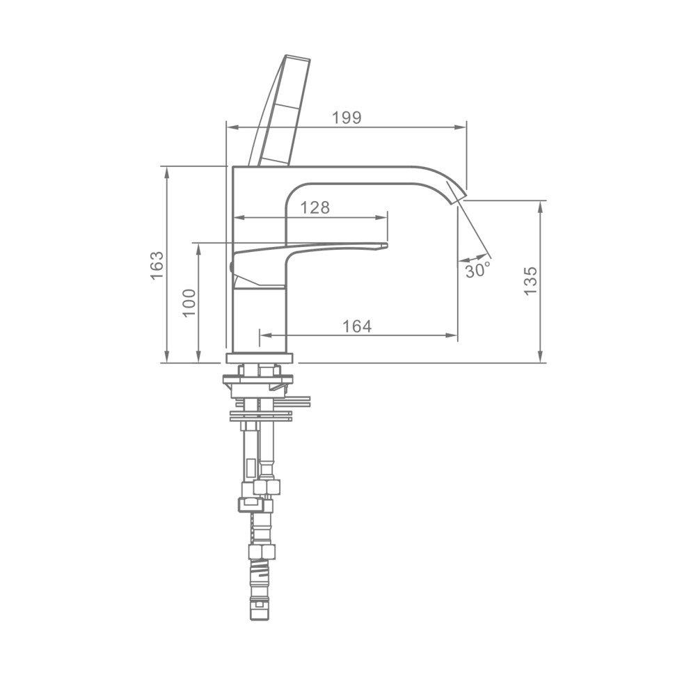 Смеситель Raglo для ванны на борт ванны, золотой сатин