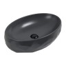 Раковина Gid Dgm9030wx 53406 накладная серая матовая 60x40x15