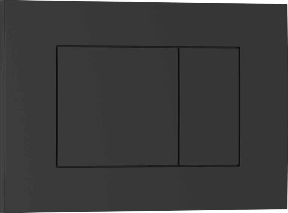 Комплект 2в1 IBERICA BLANCA инсталляция SILENCIO MINI, кнопка смыва ESTI-S черный матовый (IB.001M.851)