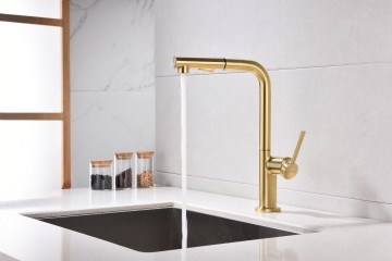 Смеситель для кухни Neo, светлое брашированное золото, Ne214419-SBG, Starke-Paulmark