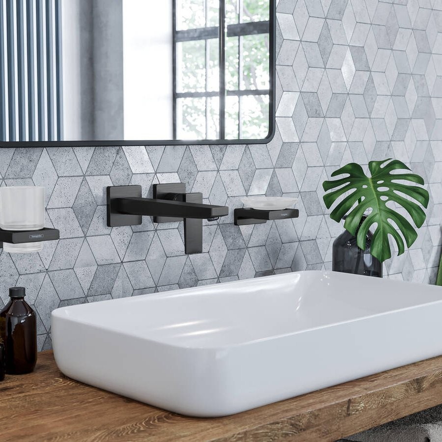 Смеситель для раковин Hansgrohe Metropol черный (32526670)