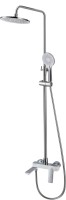 Душевая стойка со смесителем с коротким изливом 59050