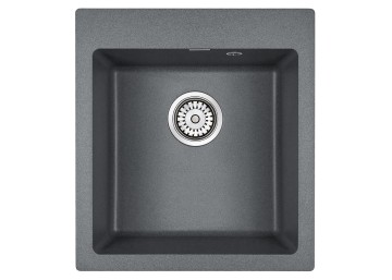 Мойка KANTE 45, IT-GRANIT, PM104651-DG, графит, 460х510 мм, Paulmark