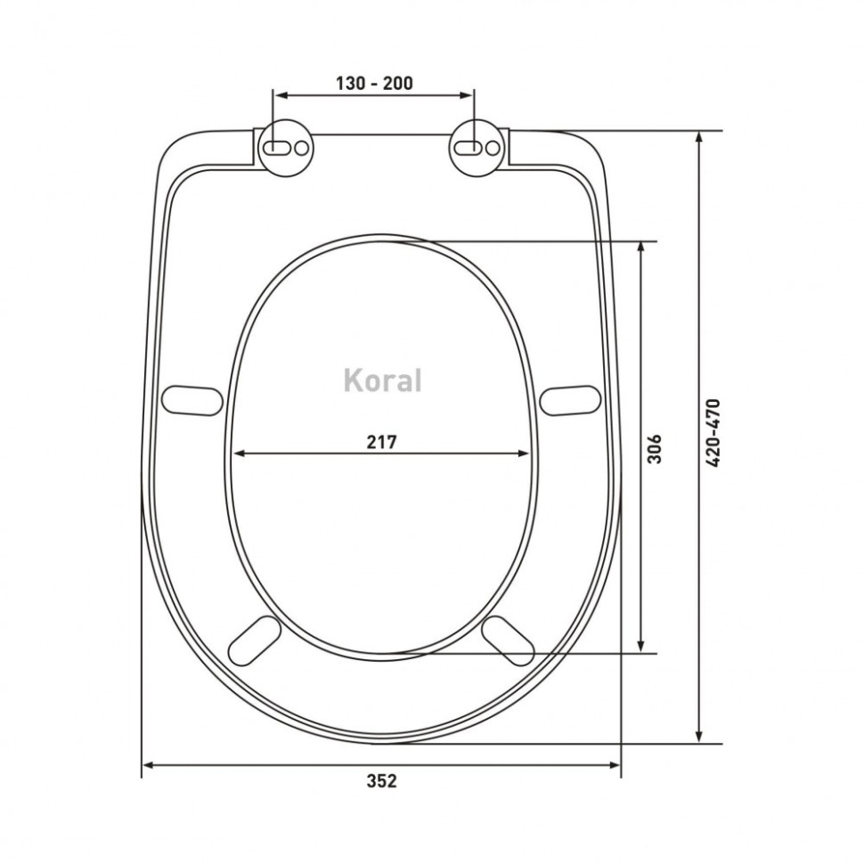 Сиденье для унитаза BERGES Koral A