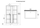 Душевая кабина Niagara Standart ST120/80/15QL/KL/BKT (120х80х225) низкий поддон(15см),черный,стекло прозрачное,3 места