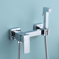 Смеситель Splenka настенный с гигиеническим душем S98.51 Хром