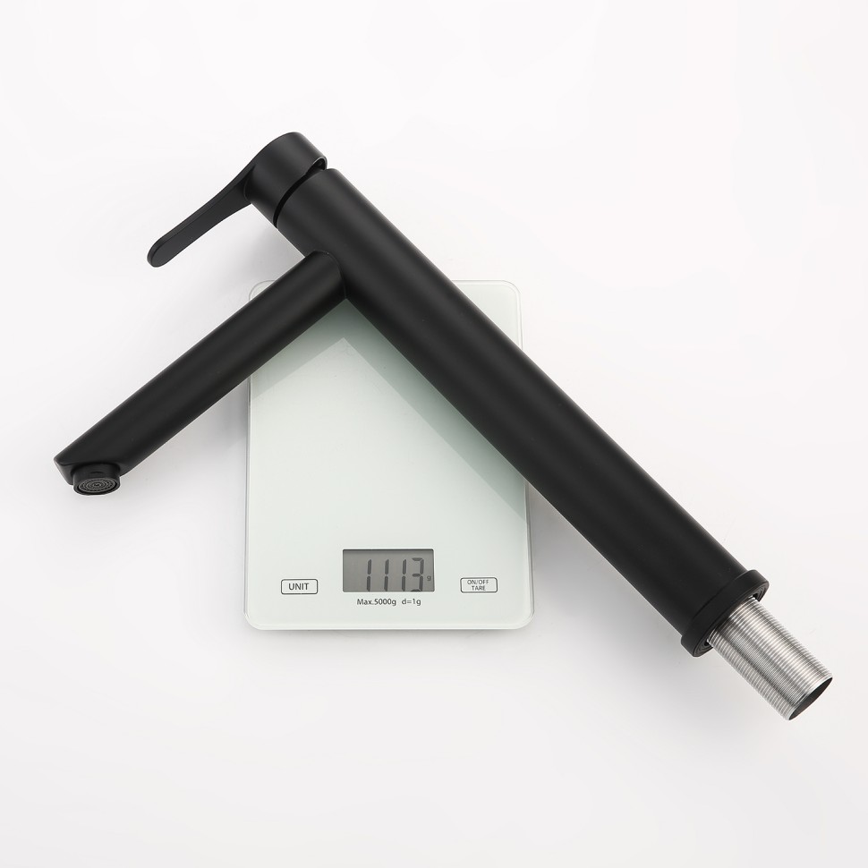 Смеситель Splenka высокий для умывальника S223.15.06 Черный