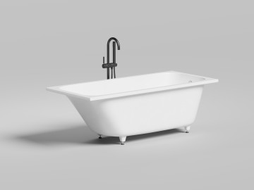 Ванна встраиваемая ORLANDA 160x70 покраска по RAL полностью S-Stone Матовое