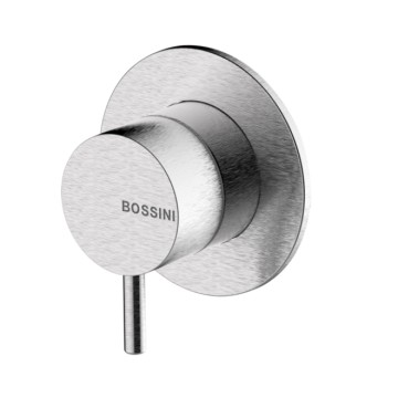 Внешняя часть смесителя для душа BOSSINI NOBU INZ219.075 на 1 потребитель, цвет Матовая нержавеющая сталь