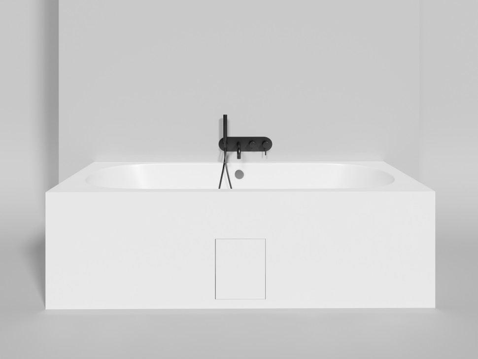 Ванна встраиваемая ORNELLA AXIS 190x90 покраска по RAL полностью S-Stone Матовое