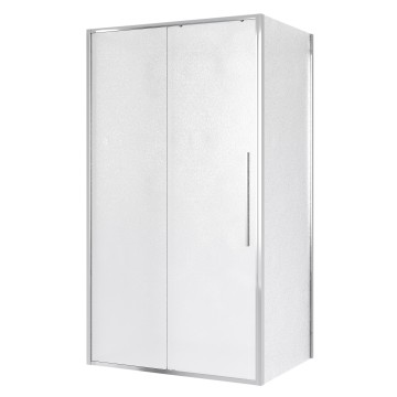 Душевое ограждение Niagara Nova NG-65-12CH-CH90-34 (120х90х195) прямоугольник,хром,дверь раздвижная,стекло шиншилла,2 места