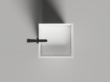 Раковина напольная ARMONIA SQUARE 01 покраска по RAL полностью 450х450х900 S-Stone Матовое