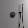 Душевая система встроенная с термостатом Timo Saona SX-2370/03SM черный
