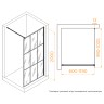 Душевая перегородка RGW WA-011B (1000)