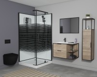 Душевая кабина Grossman Classic GR271QR (90х90х205) дверь распашная,4 места