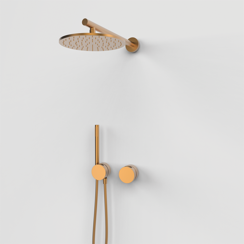 Душевой комплект GRB INCOOL855 встраиваемый, двухрежимный, медь