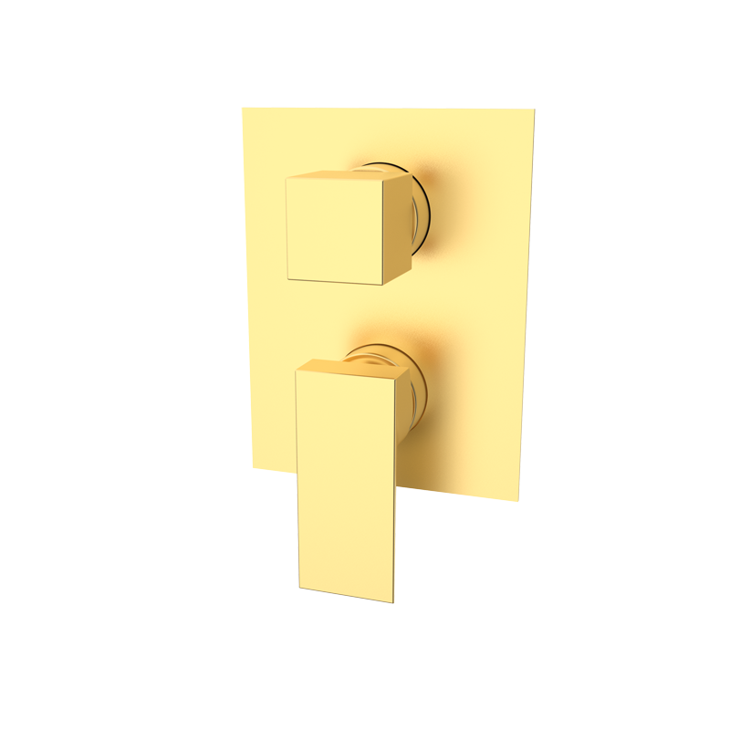 Смеситель для душа GRB KALA 60345288 встраиваемый двухрежимный, брашированное золото