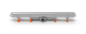 Душевой желоб MILLEAU Multi*2 в 1 M750MS с комбинированным затвором и двухсторонней решеткой нержавеющая сталь