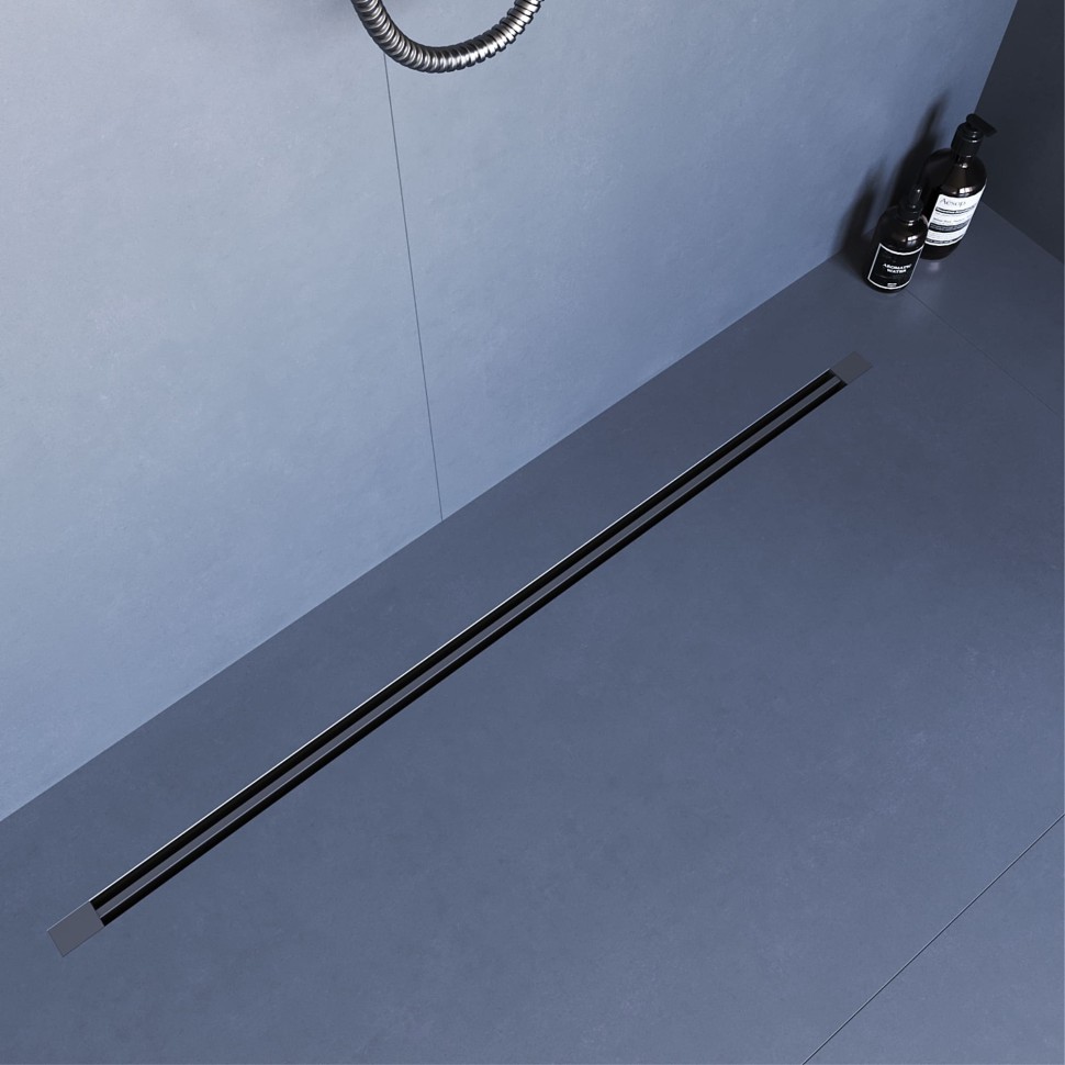 Душевой трап обрезной - SDR-50B - черный (800)