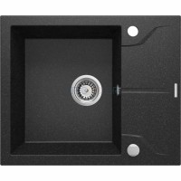 Гранитная мойка, 1-чаша с осушкой