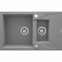 Гранитная мойка, 1.5-чаши с осушкой