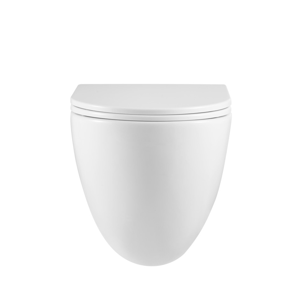 Унитаз подвесной Бьен (Bien) VT1-56TFS Торнадо, цвет белый, ультратонкое микролифт сиденье