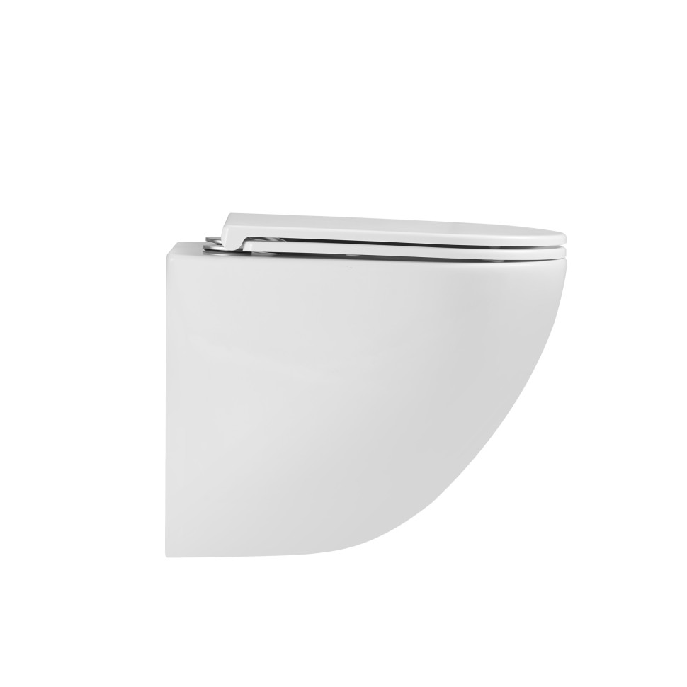 Унитаз подвесной Бьен (Bien) VT1-56TFS Торнадо, цвет белый, ультратонкое микролифт сиденье