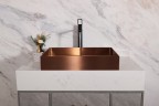 Смеситель высокий для раковины Gid Niagara L057-BM-D L057BMD черный матовый