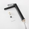 Смеситель высокий для раковины Gid Niagara L057-BM-D L057BMD черный матовый