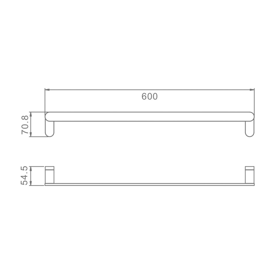 Полотенцедержатель Raglo графит
