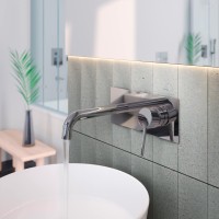 Смеситель для раковины VENTAS R скрытого монтажа, совместный, хром глянцевый