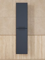 Шкаф-пенал для ванной Uperwood Foster NEW 36х30х160 см, черный