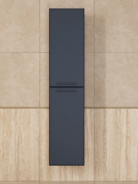 Шкаф-пенал для ванной Uperwood Foster NEW 36х30х160 см, черный