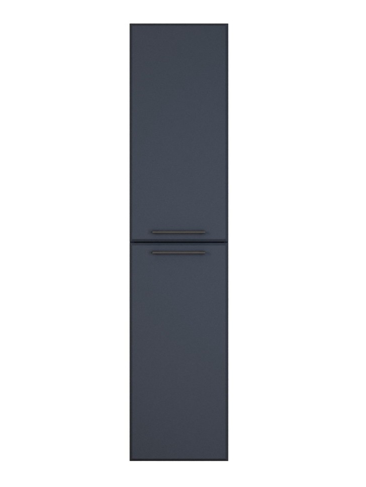 Шкаф-пенал для ванной Uperwood Foster NEW 36х30х160 см, черный