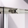 Душевой уголок Слим-Н (Slim-N) VSR-4SN9011CLBN, 1100*900, брашированный никель, стекло прозрачное