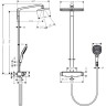 Душевая система Hansgrohe Raindance E хром, белый (27112400)