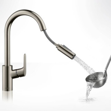Смеситель для кухонных моек Hansgrohe Focus сталь (31815800)