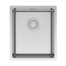 Мойка LASSAN 38 UNI, нерж. сталь, LA38-BS, брашированная нерж. сталь, 380х440мм, Paulmark