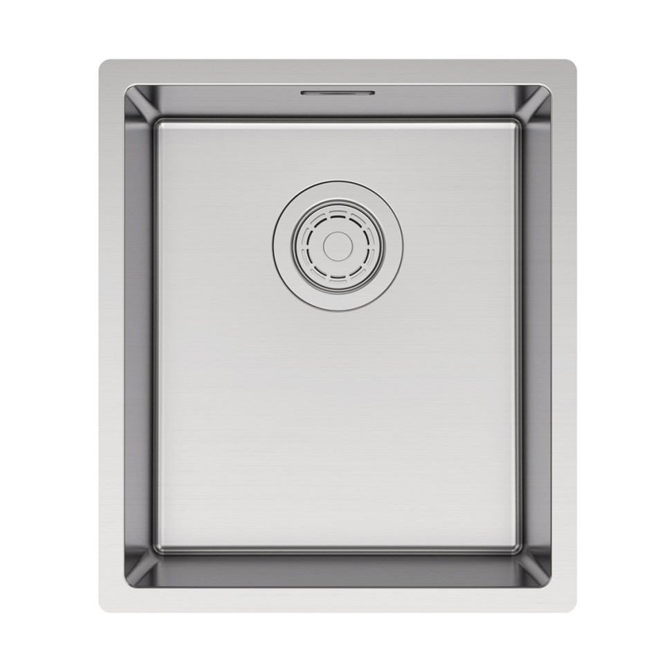 Мойка LASSAN 38 UNI, нерж. сталь, LA38-BS, брашированная нерж. сталь, 380х440мм, Paulmark