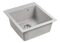 Мойка KANTE 45, IT-GRANIT, PM104651-GR, серый, 460х510 мм, Paulmark